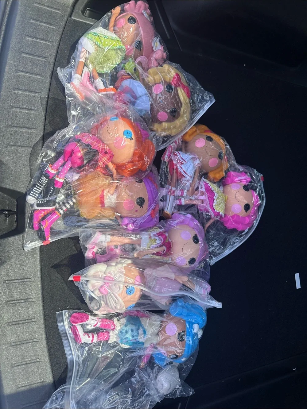 Assorted LalaOopsy Dolls Pack - Pink, Purple, Blue, Brown